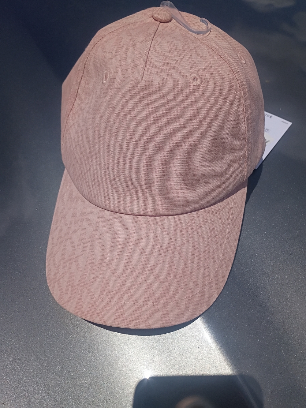 Michael Kors Pink Logo Baseball Cap